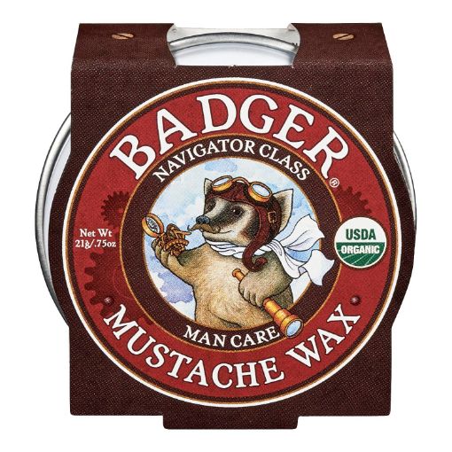 Picture of BADGER MUSTACHE WAX 21GR