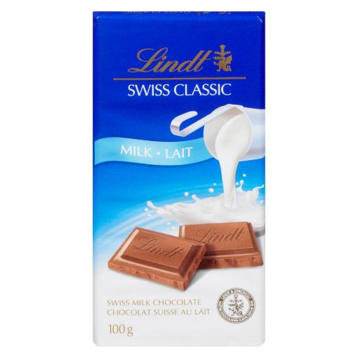 Picture of LINDT SWISS CLASSIC - MILK BAR 100GR