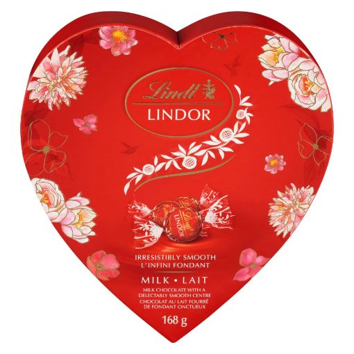 Picture of LINDT LINDOR VALENTINE ROMANCE HEART - MILK 168GR