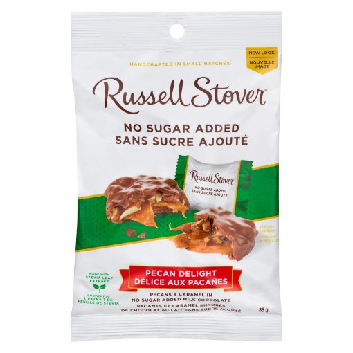 Picture of RUSSELL STOVER SUGAR FREE CHOCOLATE - PECAN DELIGHT 85GR