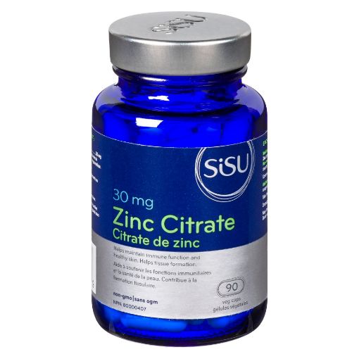 Picture of SISU ZINC CITRATE 30MG - VEGETABLE CAPSULES 90S