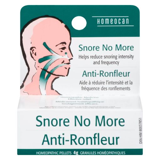 Picture of HOMEOCAN SNORE NO MORE - HOMEOPATHIC PELLETS 4GR                  