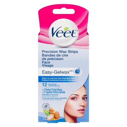 Picture of VEET WAX STRIPS - FACIAL 12S                                               
