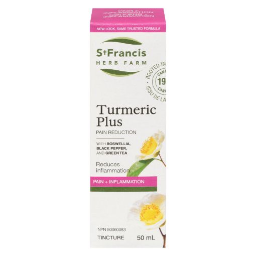 Picture of ST. FRANCIS HERB FARM TURMERIC PLUS TINCTURE 50ML