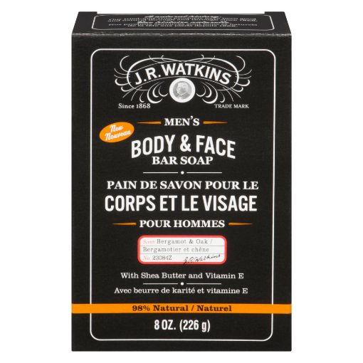 Picture of WATKINS MENS BODY and FACE BAR - BERGAMOT and OAK 226GR