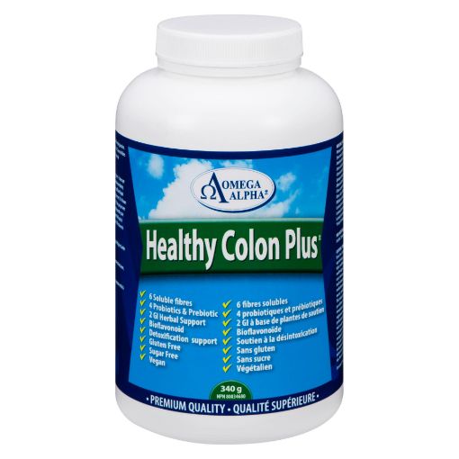 Picture of OMEGA ALPHA HEALTHY COLON  PLUS - POWDER 340GR
