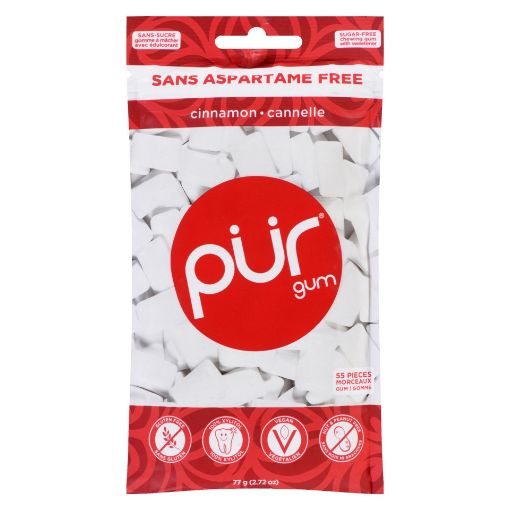Picture of PUR GUM BAGS - CINNAMON 55S 80GR                                           