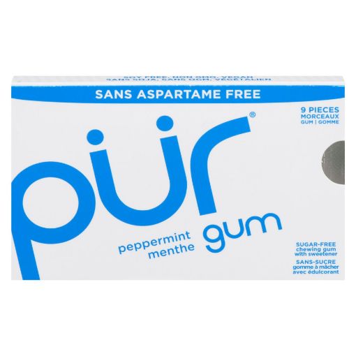 Picture of PUR GUM BLISTERS - PEPPERMINT 9S 12.6GR                                    