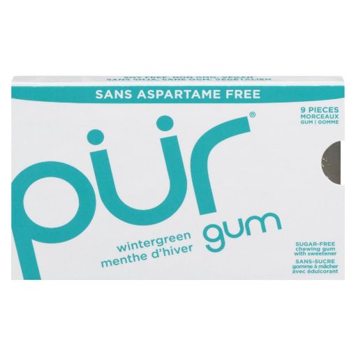 Picture of PUR GUM BLISTERS - WINTERGREEN 9S 12.6GR                                   