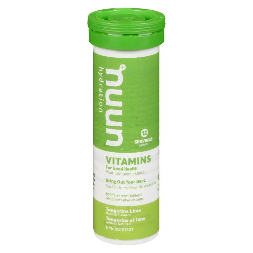 Picture of NUUN HYDRATION VITAMINS FOR EVERYDAY WELLNESS -  TANGERINE LIME EFFERVESCENT TABLETS 12S    