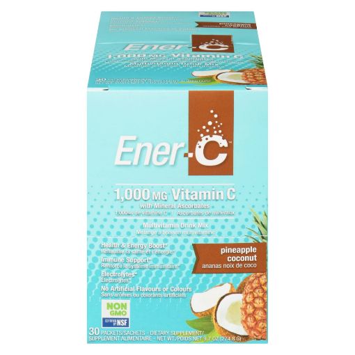 Picture of ENER-C IMMUNE SUPPORT - COCONUT PINEAPPLE 1000MG 30S