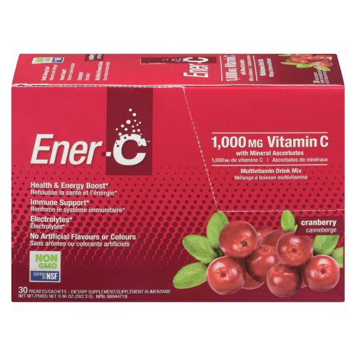 Picture of ENER-C IMMUNE SUPPORT - CRANBERRY 1000MG 30S