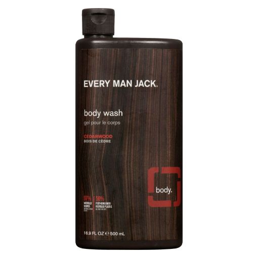 Picture of EVERY MAN JACK BODY WASH - CEDARWOOD 500ML                                 
