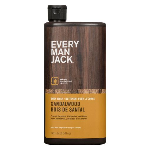 Picture of EVERY MAN JACK BODY WASH - SANDALWOOD 500ML                                