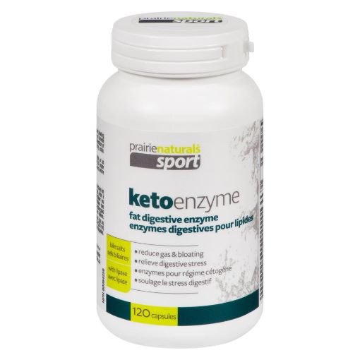 Picture of PRAIRIE NATURALS KETOENZYME FAT DIGESTING ENZYMES - VEGETABLE CAPSULES 120S