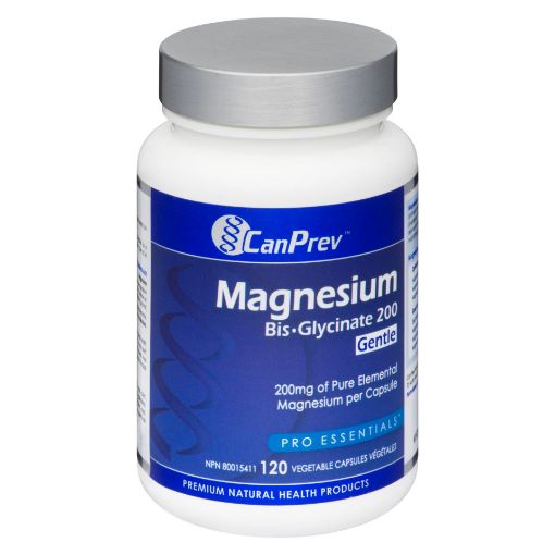 Picture of CANPREV MAGNESIUM BIS-GLYCINATE - GENTLE 200MG 120S