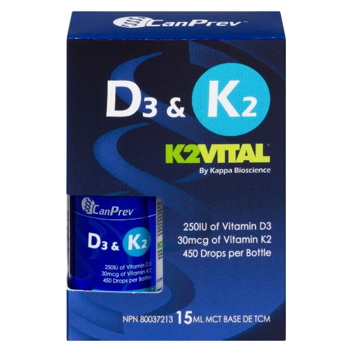 Picture of CANPREV VITAMIN D3 and K2 15ML
