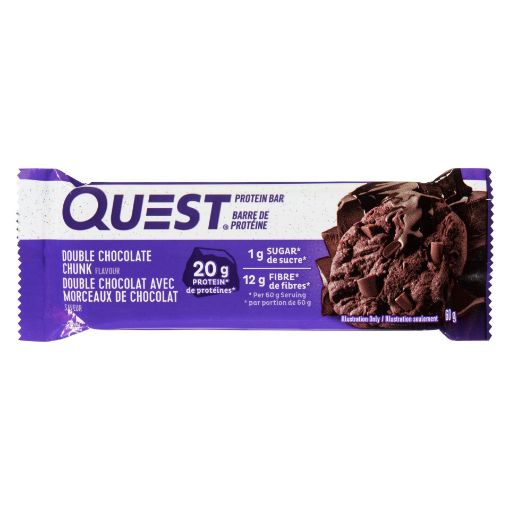Picture of QUEST BAR - DOUBLE CHOCOLATE CHUNK 60GR                                    
