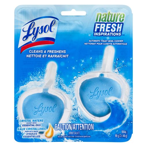 Picture of LYSOL NATURE FRESH INSPIRATIONS NO MESS TOILET BOWL CLEANER 2X40GR