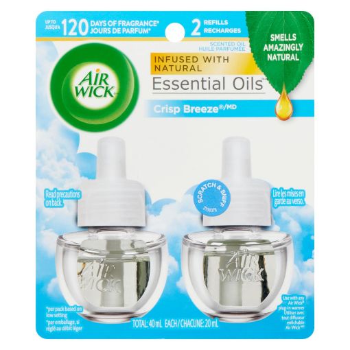 Picture of AIRWICK SCENTED OIL REFILL TWIN PACK - CRISP BREEZE 2X20ML
