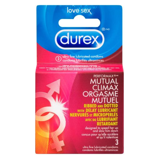 Picture of DUREX PERFORMAX LUBRICATED CONDOMS - MUTUAL CLIMAX 3S              