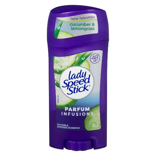 Picture of LADY SPEED STICK INFUSION ANTIPERSIRANT - CUCUMBER/LEMONGRASS 65GR         