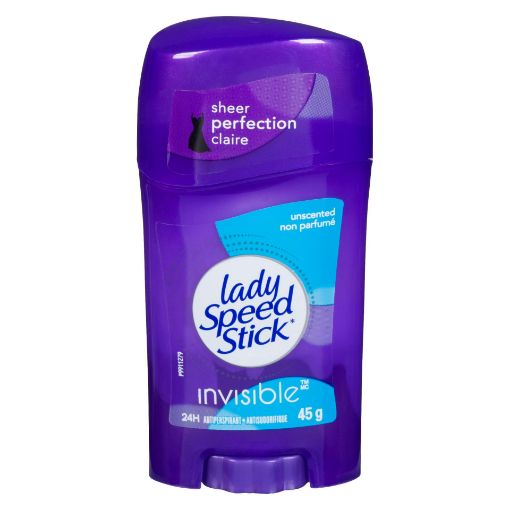Picture of LADY SPEED STICK INVISIBLE DRY ANTIPERSPIRANT - UNSCENTED SOLID 45GR       