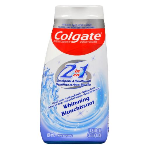 Picture of COLGATE 2 IN 1 TOOTHPASTE - WHITENING 100ML