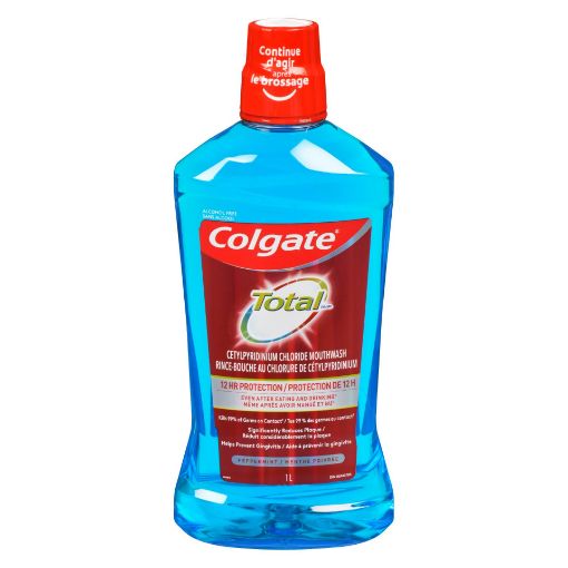 Picture of COLGATE TOTAL 12HR PROTECTION MOUTHWASH – PEPPERMINT 1LT