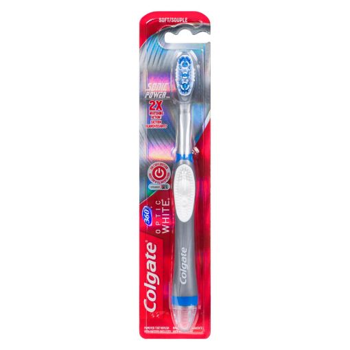 Picture of COLGATE 360 OPTIC WHITE SONIC POWER MANUAL PLUS TOOTHBRUSH                 
