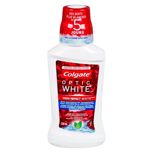 Picture of COLGATE OPTIC WHITE MOUTHWASH 236ML                                        
