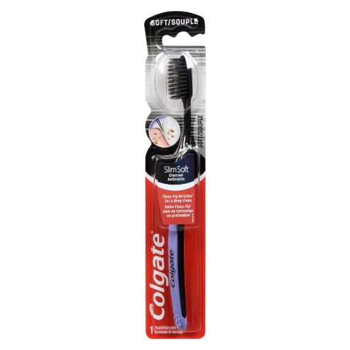 Picture of COLGATE SLIM CHARCOAL TOOTHBRUSH - SOFT