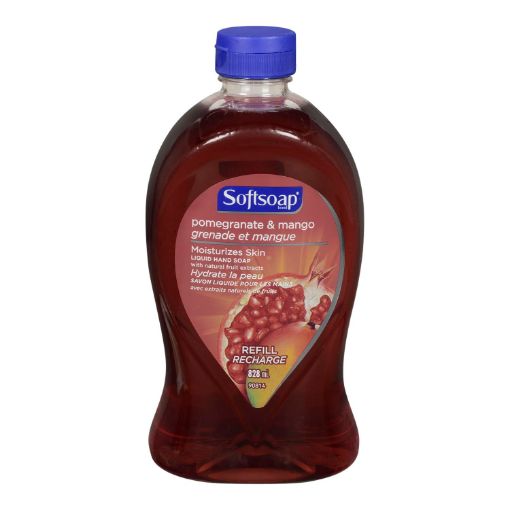 Picture of SOFTSOAP HAND SOAP REFILL - POMEGRNATE and MANGO 828ML