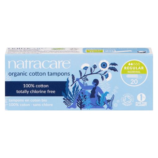 Picture of NATRACARE TAMPONS - ORGANIC REGULAR 20S                                    
