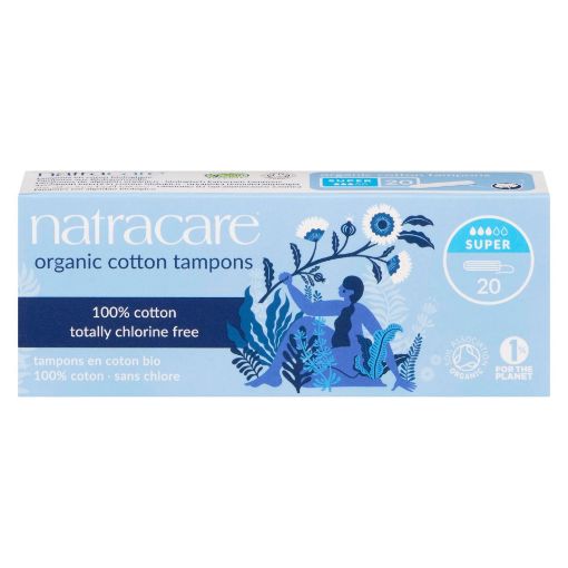 Picture of NATRACARE TAMPONS - ORGANIC SUPER 20S                                      