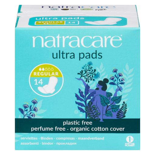 Picture of NATRACARE ULTRA PADS W/WINGS - REGULAR 14S                                 