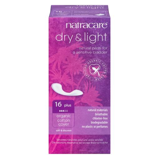 Picture of NATRACARE DRY and LIGHT PADS PLUS 16S