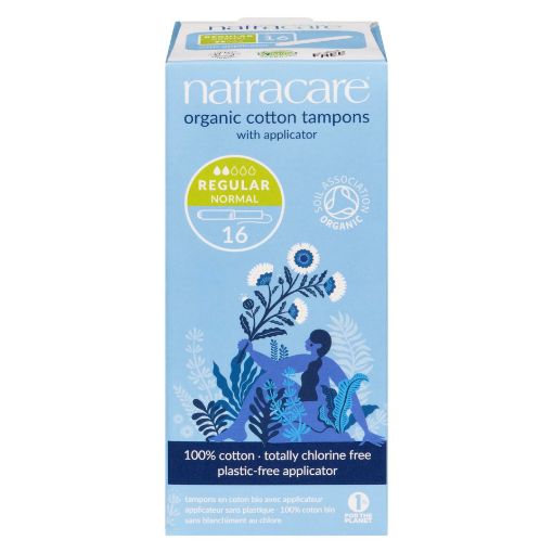Picture of NATRACARE TAMPONS - ORGANIC REGULAR 16S                                    