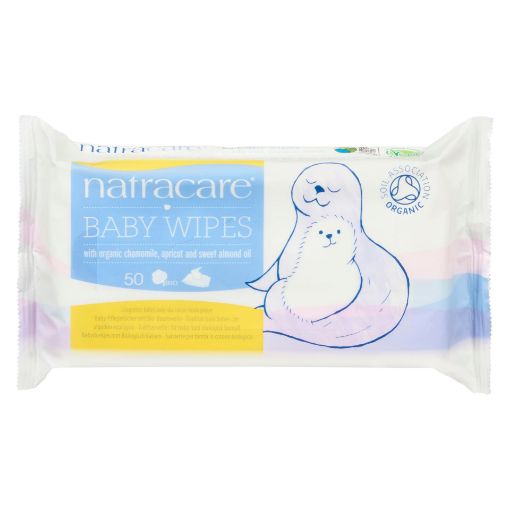 Picture of NATRACARE BABY WIPES - ORGANIC COTTON 50S
