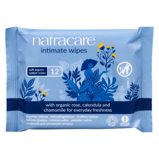 Picture of NATRACARE ORGANIC INTIMATE WIPES 12S                                       