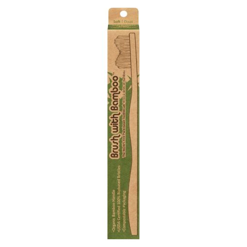 Picture of BRUSH WITH BAMBOO TOOTHBRUSH - ADULT