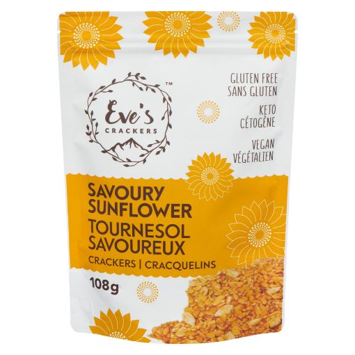 Picture of EVES CRACKERS SAVOURY SUNFLOWER 108GR