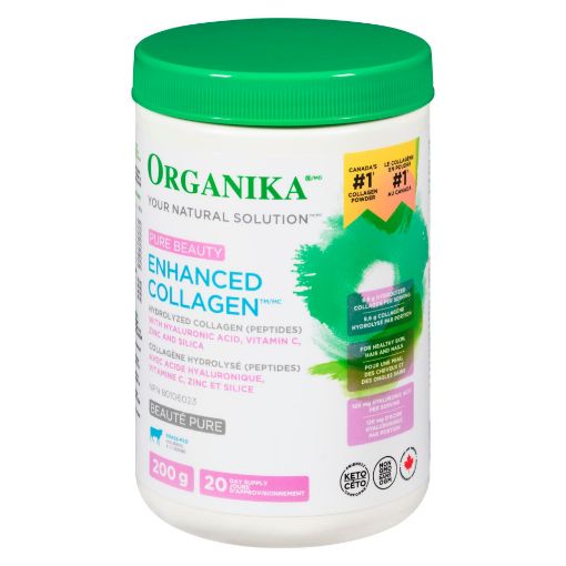 Picture of ORGANIKA ENHANCED COLLAGEN PURE BEAUTY POWDER  200 GR