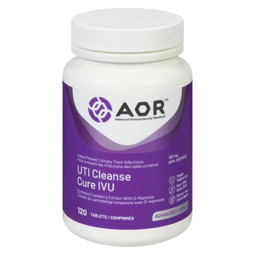 Picture of AOR UTI CLEANSE CURE IVU - TABLETS 100MG 120S