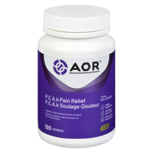 Picture of AOR P.E.A.K PAIN RELIEF - 419MG CAPSULES 120S