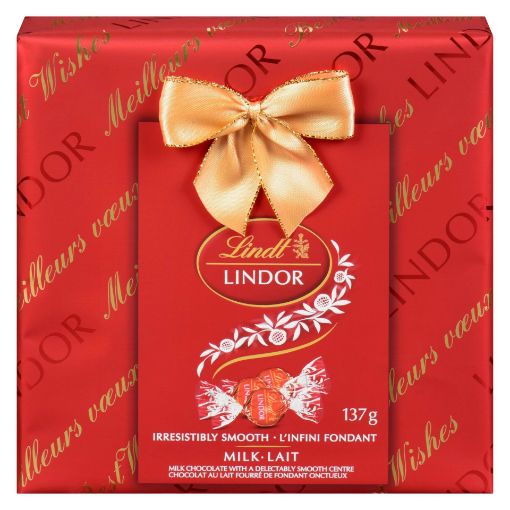 Picture of LINDT LINDOR XMAS GIFT BOX - MILK 137GR