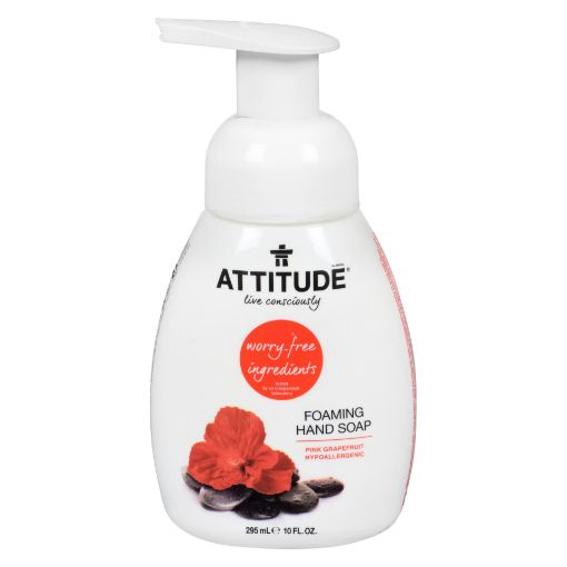 Picture of ATTITUDE FOAMING HAND SOAP - PINK GRAPEFRUIT 295ML