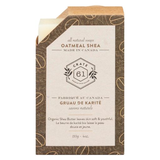 Picture of CRATE 61 OATMEAL SHEA SOAP  - ALL NATURAL 110GR                      