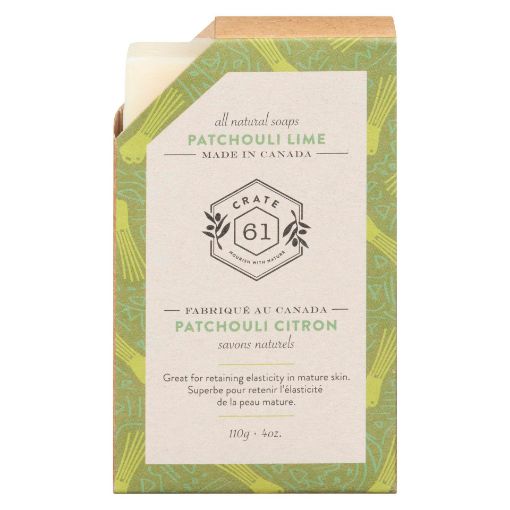 Picture of CRATE 61 PATCHOULI LIME SOAP - ALL NATURAL 110GR                      