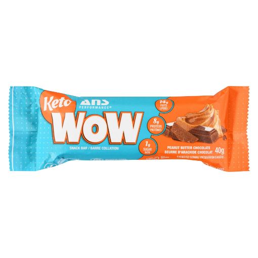 Picture of ANS PERFORMANCE KETOWOW BAR PEANUT BUTTER CHOCOLATE 40GR